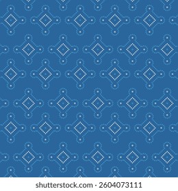 Vintage Indian Fabric Pattern Vector