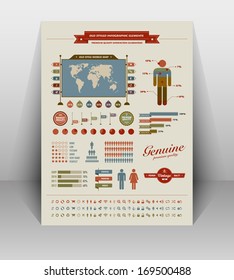 Vintage infographic elements