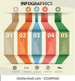 Vintage infographics,Banner for text,vector