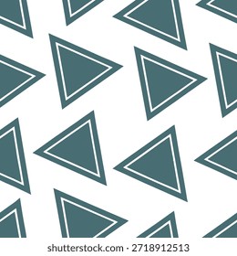 Vintage inspired triangle seamless pattern with muted tones and distressed textures on white concept as Muted triangle shapes with distressed textures creating timeless vintage seamless pattern ideal for retro projects in Photo Stock Concept and empty space on the left side,no text --ar 7:2 --tile