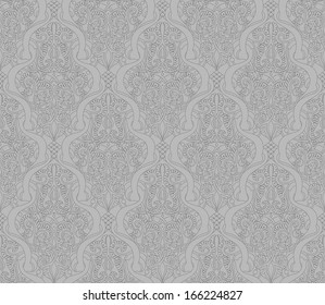 Vintage intricate seamlessly tilable repeating  arabic background pattern