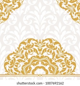 Vintage invitation card.