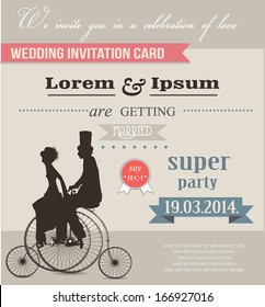 vintage invitation card