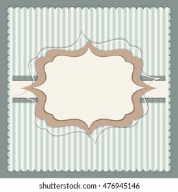 Vintage Invitation Card