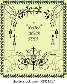 Vintage Invitation Card
