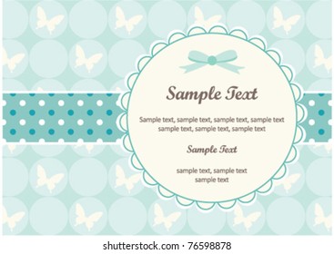 Vintage Invitation Card