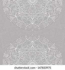 Vintage invitation card with lace ornament. Template frame design for card. Vintage Lace Doily.Can be used for packaging,invitatio ns, Valentine's Day decoration,bag template, print for packet, cup.