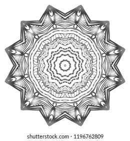 Vintage Invitation card with Mandala pattern. decorative elements. vector illustration. Anti-stress therapy pattern