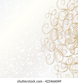 Vintage invitation corners on grunge background with lace ornament. Template frame design for card. Vintage Lace Doily. Can be used for packaging, invitations, Valentine's Day decoration.