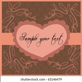 Vintage invitation design
