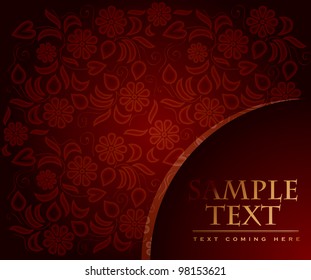 Vintage invitation in editable vector format
