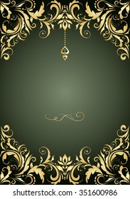 Invitación de cosecha con estampado floral