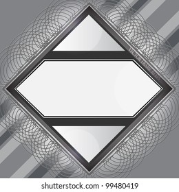 Vintage invitation greeting Frame  Vector background Eps 10.