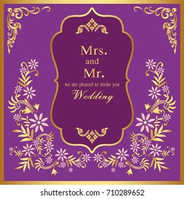Vintage invitation and wedding cards. Template frame. Perfect cards for any other kind of design, birthday and other holiday, medallion, indian, arabic,dubai.

