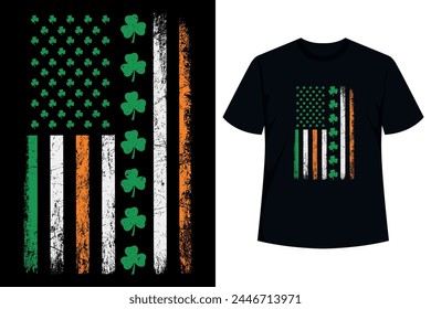 Vintage Irish American outfit for son daughter kid, grandpa grandma on luck-y birth-day accessories: buffalo plaid celtic flag leprechaun gnome-mask. 