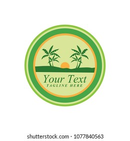 vintage island logo design