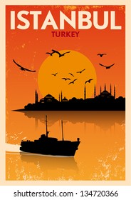 Vintage Istanbul Poster