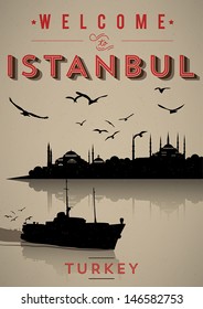 Vintage Istanbul Poster