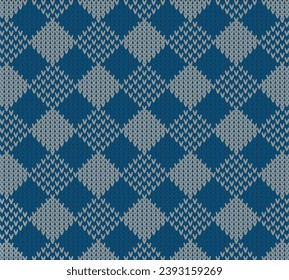 Vintage jacquard geometric pattern, great design for any purpose. knitting concept. Jacquard knitwear
