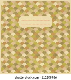 Vintage Japan-style Wave Pattern Cover Design