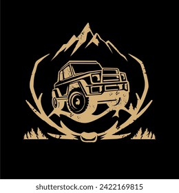 Vintage Jeep Design Retro Outdoor Design
