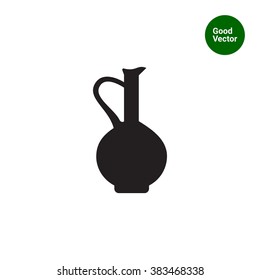 Vintage jug icon