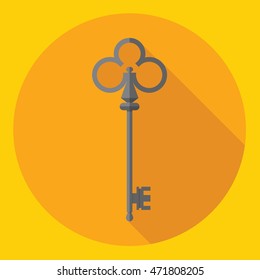Vintage key icon