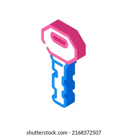 vintage key isometric icon vector. vintage key sign. isolated symbol illustration