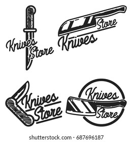 Vintage knives store emblems