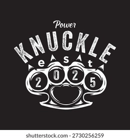 Vintage Knöchel Illustration für Patch und Logo braucht