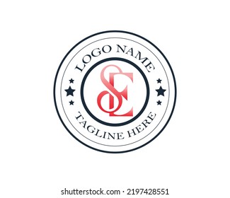 Vintage kogo letter s.e Logotypes. Vector design elements, business signs, logos, identities, labels, badges and objects.