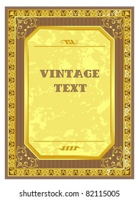 vintage label #1