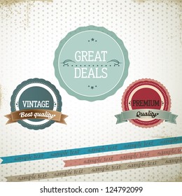 Vintage label