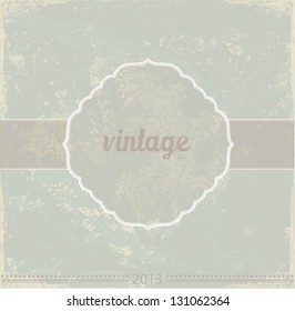 Vintage label