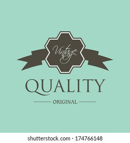Vintage label