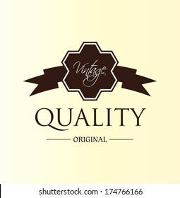 Vintage label