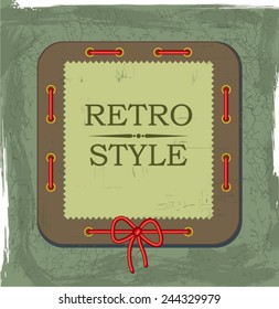 Vintage label