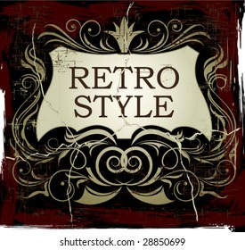 Vintage label
