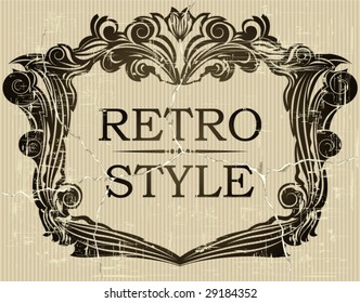 Vintage label
