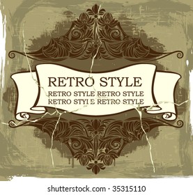 Vintage label