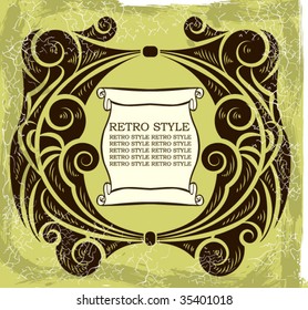 Vintage label
