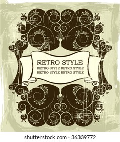 Vintage label