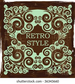 Vintage label
