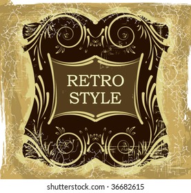 Vintage label
