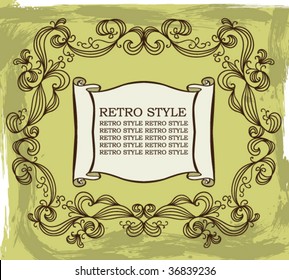 Vintage label