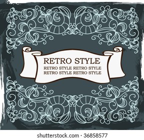 Vintage label
