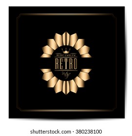Vintage label