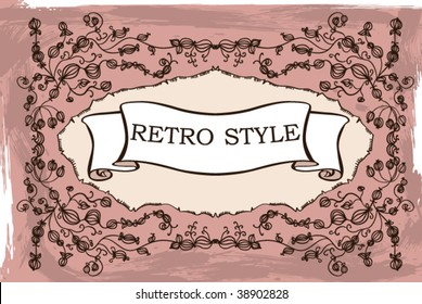 Vintage label