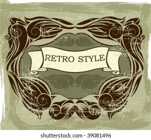 Vintage label