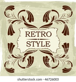 Vintage label